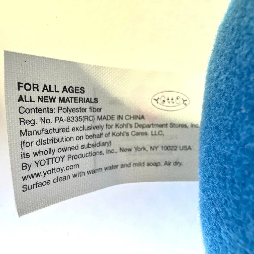 Paddington Bear Plush Kohls Cares 12" Honey-Brown Blue Duffel Coat Red Hat - Picture 7 of 11